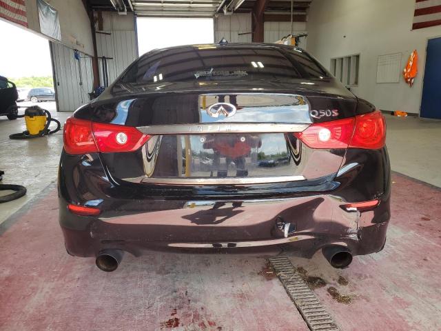 JN1BV7AP7FM349837 - 2015 INFINITI Q50 BASE BLACK photo 6