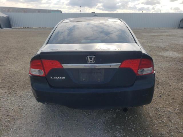 2HGFA16429H032501 - 2009 HONDA CIVIC DX-G BLACK photo 6