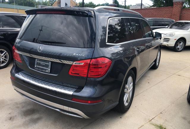 4JGDF7CE4DA176772 - 2013 MERCEDES-BENZ GL 450 4MATIC GRAY photo 4