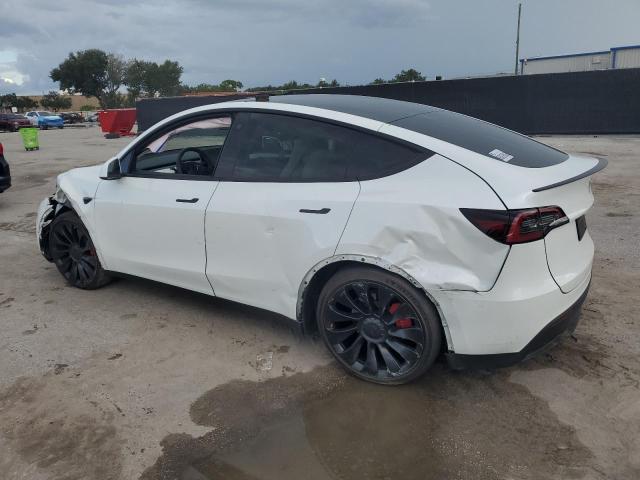 7SAYGDEF8NF532305 - 2022 TESLA MODEL Y WHITE photo 2