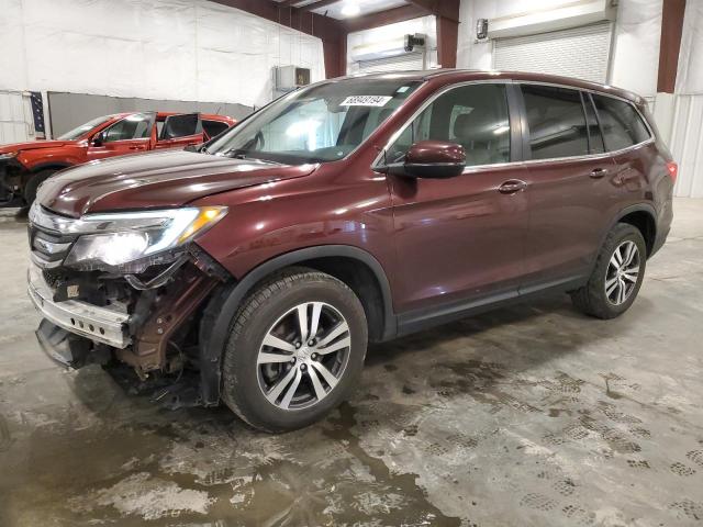 5FNYF6H56GB047159 - 2016 HONDA PILOT EXL BURGUNDY photo 1