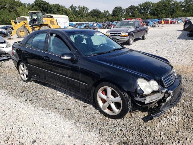 WDBRF52H46E021370 - 2006 MERCEDES-BENZ C230 230 BLACK photo 4