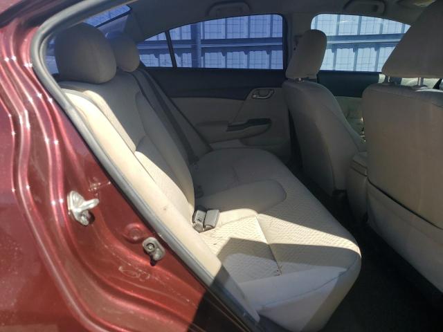 19XFB2F59FE064265 - 2015 HONDA CIVIC LX MAROON photo 10