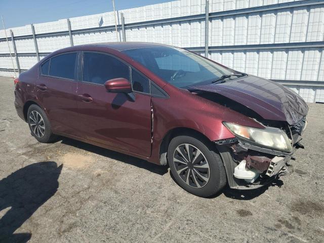 19XFB2F59FE064265 - 2015 HONDA CIVIC LX MAROON photo 4