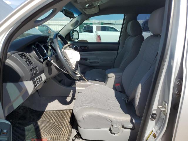 5TELU42N18Z580095 - 2008 TOYOTA TACOMA DOUBLE CAB SILVER photo 7