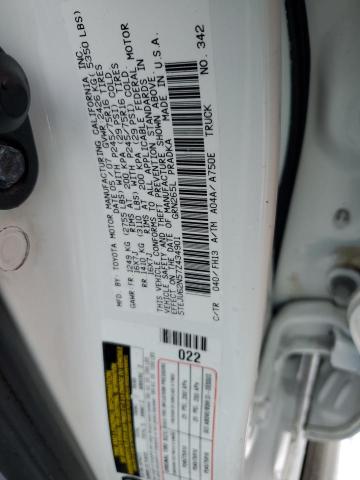 5TEJU62N57Z434901 - 2007 TOYOTA TACOMA DOUBLE CAB PRERUNNER WHITE photo 12