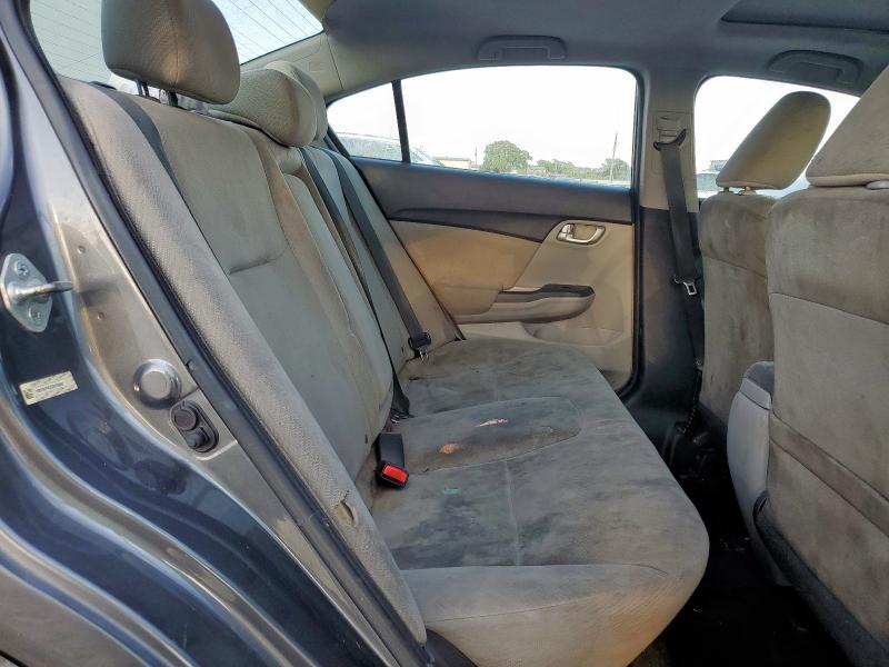 19XFB2F8XDE036062 - 2013 HONDA CIVIC EX GRAY photo 10