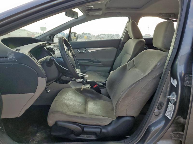 19XFB2F8XDE036062 - 2013 HONDA CIVIC EX GRAY photo 7