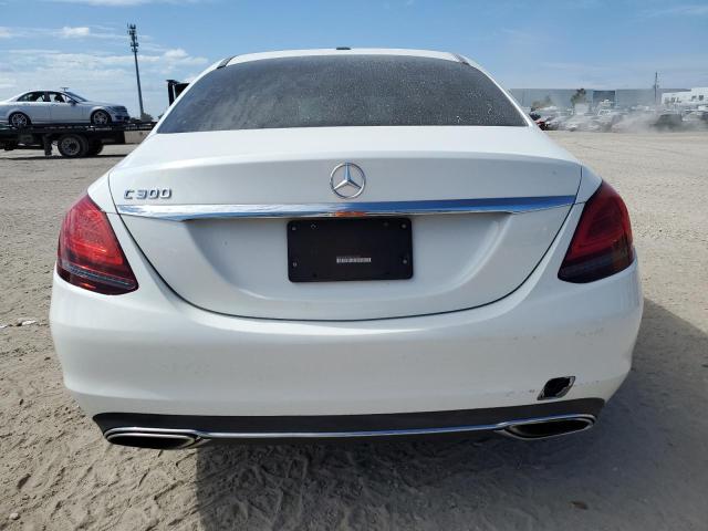 WDDWF8DBXKR519645 - 2019 MERCEDES-BENZ C 300 WHITE photo 6