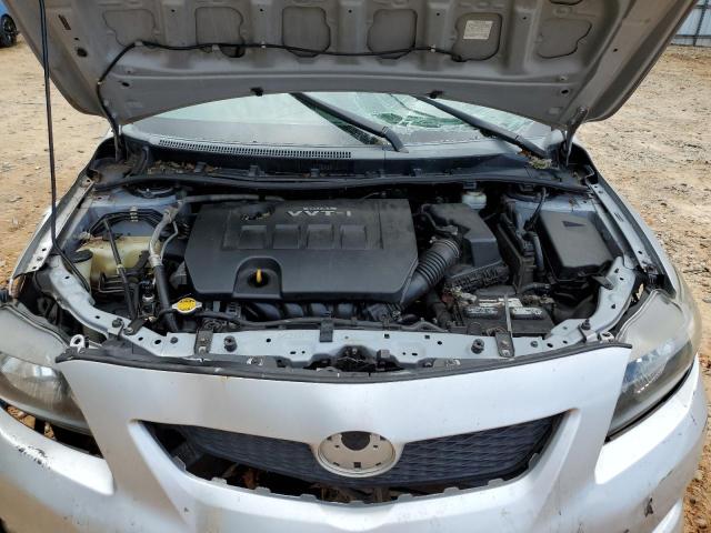 2T1BU4EE6AC532417 - 2010 TOYOTA COROLLA BASE Արծաթագույն լուսանկար 11