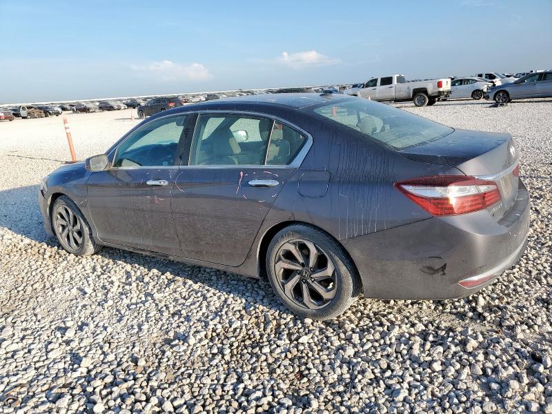 1HGCR2F92GA009101 - 2016 HONDA ACCORD EXL GRAY photo 2