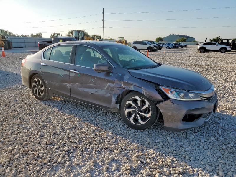 1HGCR2F92GA009101 - 2016 HONDA ACCORD EXL GRAY photo 4