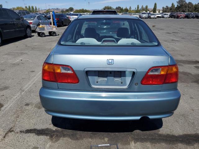 2HGEJ6619YH566687 - 2000 HONDA CIVIC BASE BLUE photo 6