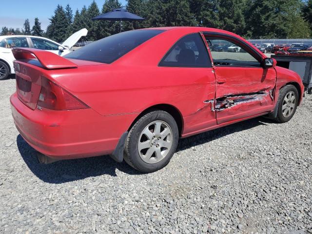 1HGEM22983L052935 - 2003 HONDA CIVIC EX RED photo 3
