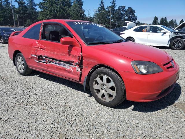 1HGEM22983L052935 - 2003 HONDA CIVIC EX RED photo 4