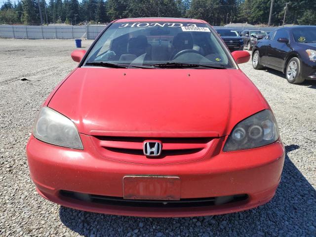 1HGEM22983L052935 - 2003 HONDA CIVIC EX RED photo 5