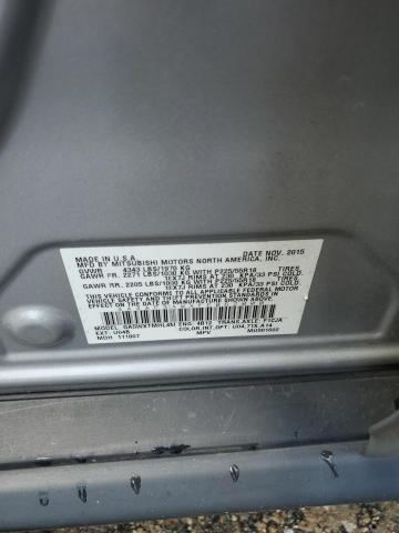 4A4AP3AWXFE062000 - 2015 MITSUBISHI OUTLANDER ES GRAY photo 12