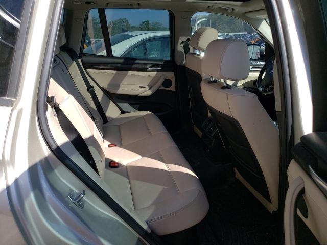 5UXWX9C57E0D16019 - 2014 BMW X3 XDRIVE28I SILVER photo 10