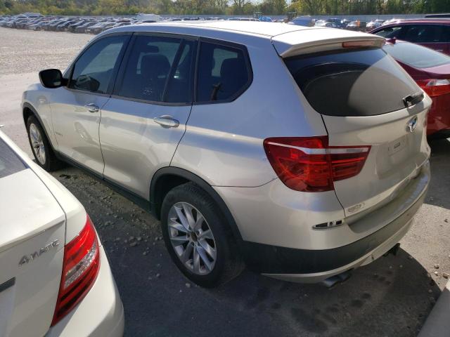 5UXWX9C57E0D16019 - 2014 BMW X3 XDRIVE28I SILVER photo 2