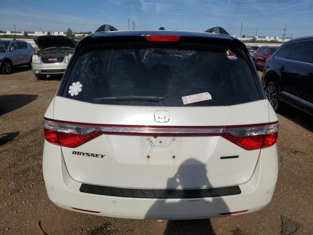 5FNRL5H99CB031896 - 2012 HONDA ODYSSEY TOURING WHITE photo 6
