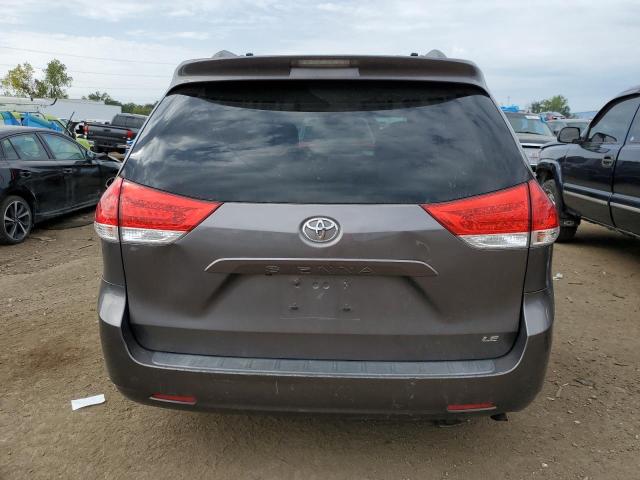 5TDKK3DC5BS108655 - 2011 TOYOTA SIENNA LE GRAY photo 6