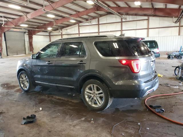 1FM5K8D81HGC04464 - 2017 FORD EXPLORER XLT Графитовый фото 2