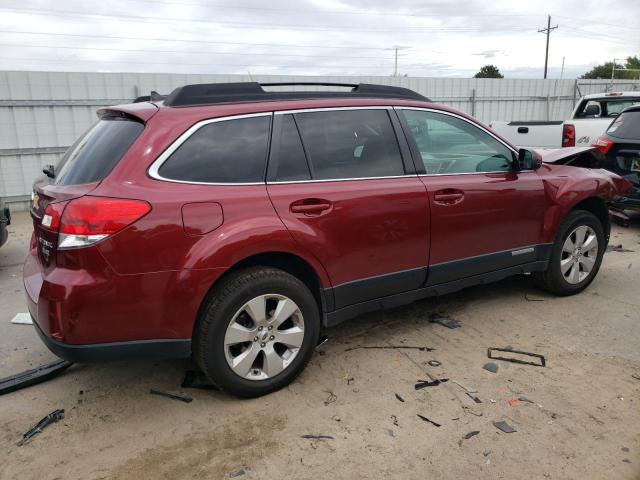 4S4BRBKC9B3445187 - 2011 SUBARU OUTBACK 2.5I LIMITED BURGUNDY photo 3