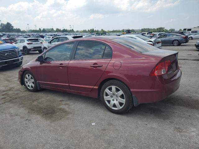 1HGFA16548L081595 - 2008 HONDA CIVIC LX Qırmızı foto 2