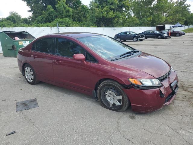 1HGFA16548L081595 - 2008 HONDA CIVIC LX Qırmızı foto 4