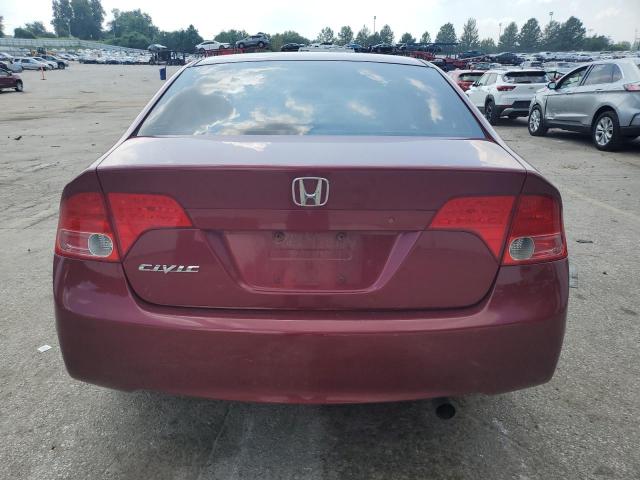 1HGFA16548L081595 - 2008 HONDA CIVIC LX Qırmızı foto 6