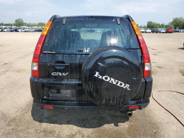 JHLRD78974C806044 - 2004 HONDA CR-V EX BLACK photo 6