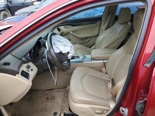 1G6DL5EG5A0117136 - 2010 CADILLAC CTS PERFORMANCE COLLECTION RED photo 7