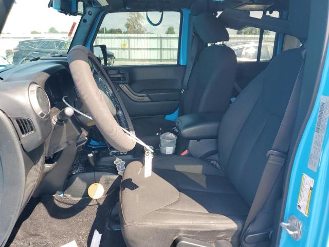 1C4BJWDG7JL811228 - 2018 JEEP WRANGLER U SPORT BLUE photo 7