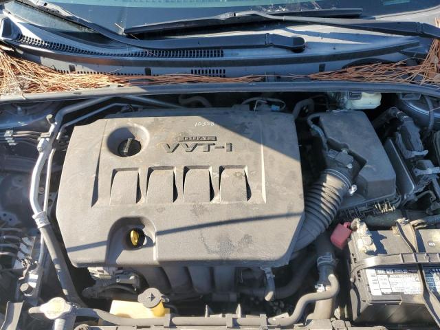 2T1BURHE1FC316829 - 2015 TOYOTA COROLLA L GRAY photo 11
