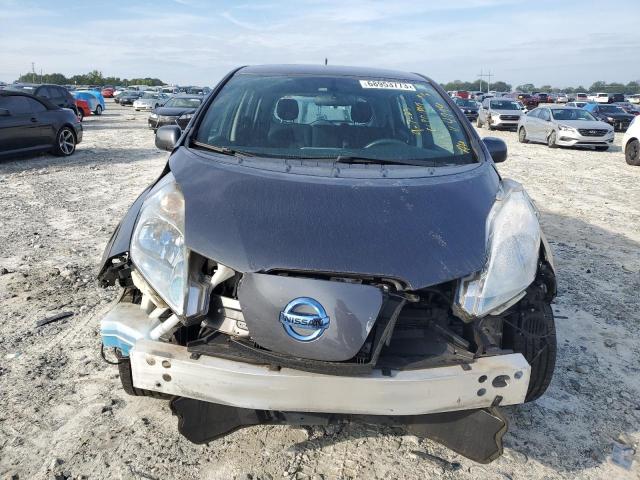 1N4AZ0CP6DC414994 - 2013 NISSAN LEAF S GRAY photo 5