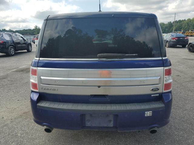 2FMHK6DT4DBD07112 - 2013 FORD FLEX LIMITED BLUE photo 6