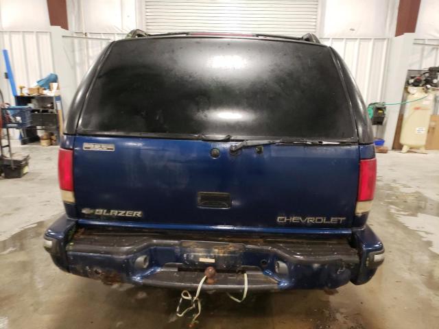 1GNDT13W5X2183092 - 1999 CHEVROLET BLAZER BLUE photo 6