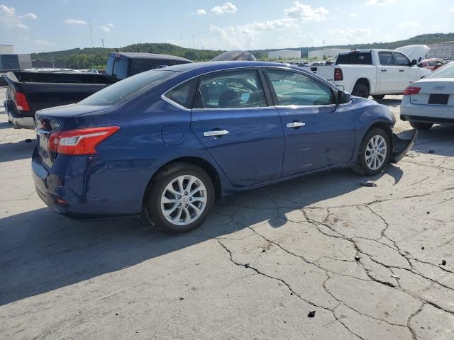 3N1AB7AP5KL613369 - 2019 NISSAN SENTRA S BLUE photo 3