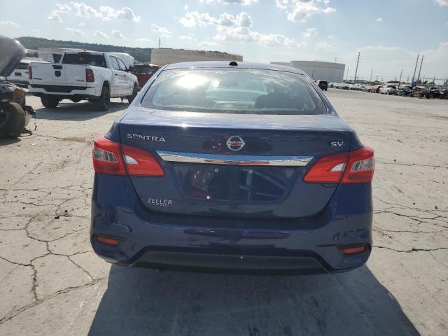 3N1AB7AP5KL613369 - 2019 NISSAN SENTRA S BLUE photo 6