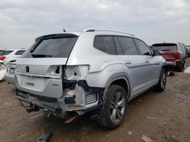 1V2RR2CA3KC583273 - 2019 VOLKSWAGEN ATLAS SEL SILVER photo 3
