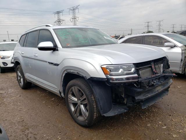 1V2RR2CA3KC583273 - 2019 VOLKSWAGEN ATLAS SEL SILVER photo 4