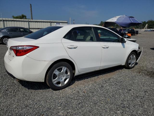 2T1BURHE3FC382007 - 2015 TOYOTA COROLLA L WHITE photo 3