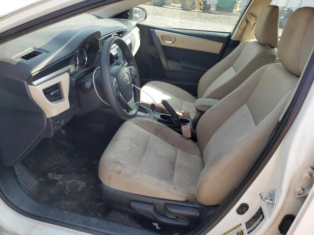 2T1BURHE3FC382007 - 2015 TOYOTA COROLLA L WHITE photo 7