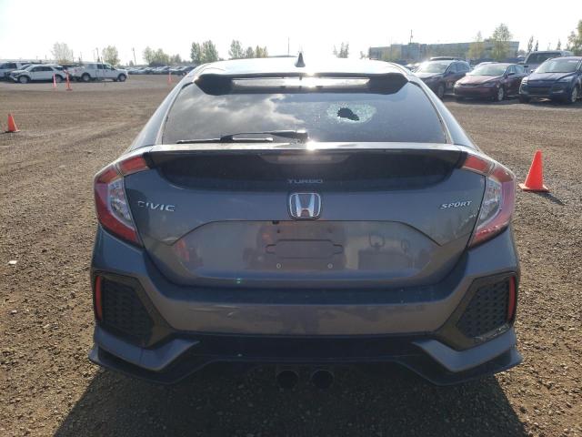 SHHFK7G40JU300970 - 2018 HONDA CIVIC SPORT ნაცრისფერი ფოტო 6