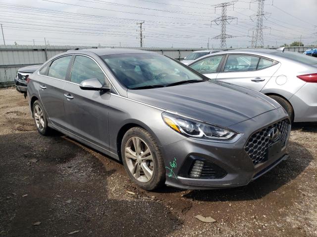 5NPE34AF5KH787248 - 2019 HYUNDAI SONATA LIMITED GRAY photo 4