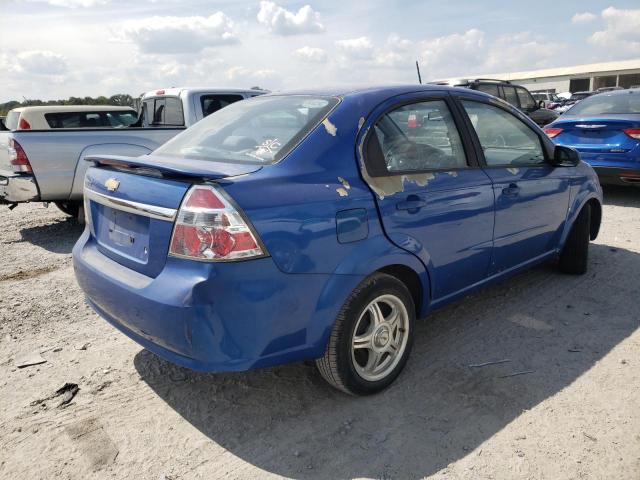 KL1TD56E19B394814 - 2009 CHEVROLET AVEO LS 蓝色 照片 3