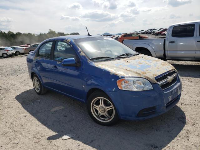 KL1TD56E19B394814 - 2009 CHEVROLET AVEO LS 蓝色 照片 4