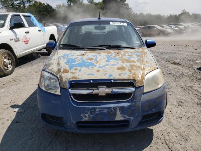 KL1TD56E19B394814 - 2009 CHEVROLET AVEO LS 蓝色 照片 5