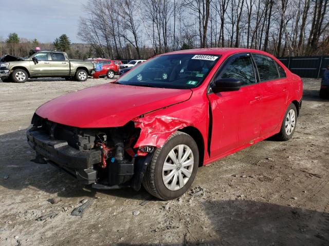 3VW2K7AJ2EM430424 - 2014 VOLKSWAGEN JETTA BASE Qırmızı foto 1