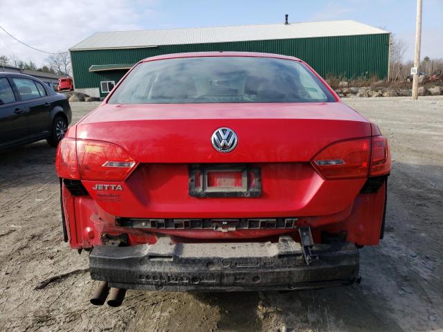 3VW2K7AJ2EM430424 - 2014 VOLKSWAGEN JETTA BASE Qırmızı foto 6